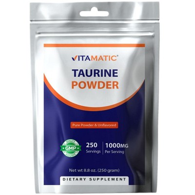 Pure Taurine 1000mg 250 Servings
