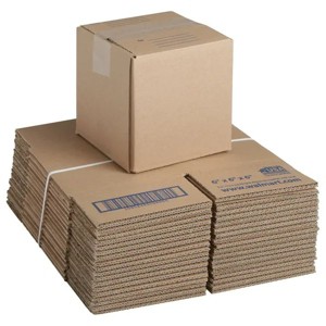 30-Count Recycled Shipping Boxes, 6 in. L x 6 in. W x 6 in. H - 1 of 4