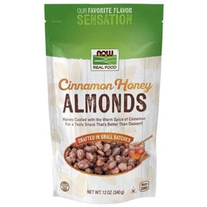 Honey Cinnamon Almonds by Now Foods  -  12 oz Bag - 1 of 1