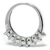 Pompeii3 1ct Princess Cut Diamond Wedding Anniversary Ring - 3 of 4