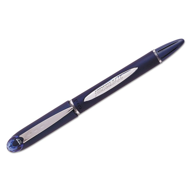 uni-ball Jetstream Stick Ballpoint Pen Fine 0.7mm Blue Ink Blue Barrel 40174, 1 of 4