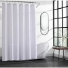 Kenneth Cole New York Waffle Shower Curtain-70" X 72"-White - 2 of 4