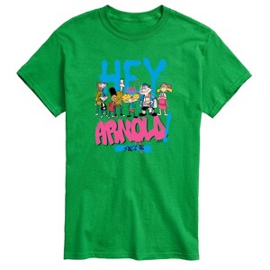 Men's - Hey Arnold! - Arnold Spray Paint 96 Short Sleeve Graphic T-Shirt - 1 of 4