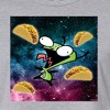 Women's - Invader ZIM - GIR Loves Tacos in Space Cropped Graphic T-Shirt - 2 of 4