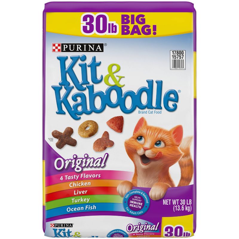 Kit & Kaboodle Original Adult Complete & Balanced with Chicken Flavor Dry Cat Food, 1 of 9