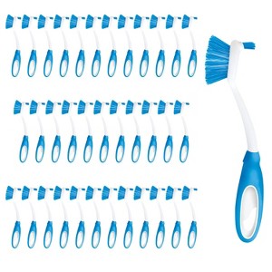 Dish Brush Scrubber for Kitchen, by LOLA, Stiff Bristles & Food Scraper, Comfort No-Slip Grip Handle, Safe for Non-Stick & Coated Cookware, 36 Pack - 1 of 4