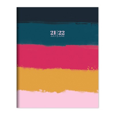 2021-22 Academic Planner 6.5" x 8" Bold Stripes Monthly - The Time Factory
