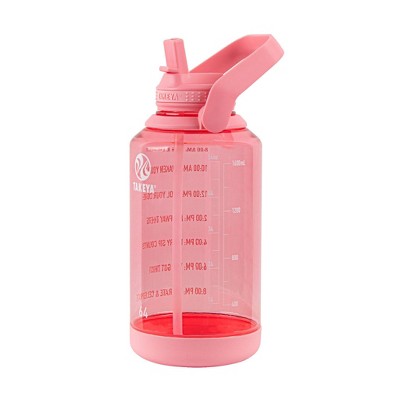 Takeya USA Actives Water Bottle with Straw Lid 40oz in Blush Pink