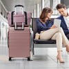 Luggage Sets 5 Piece with Spinner Wheels, 20/24/28 Inch Checked Luggage + 2 Bags, ABS Rolling Travel Suitcases - 4 of 4