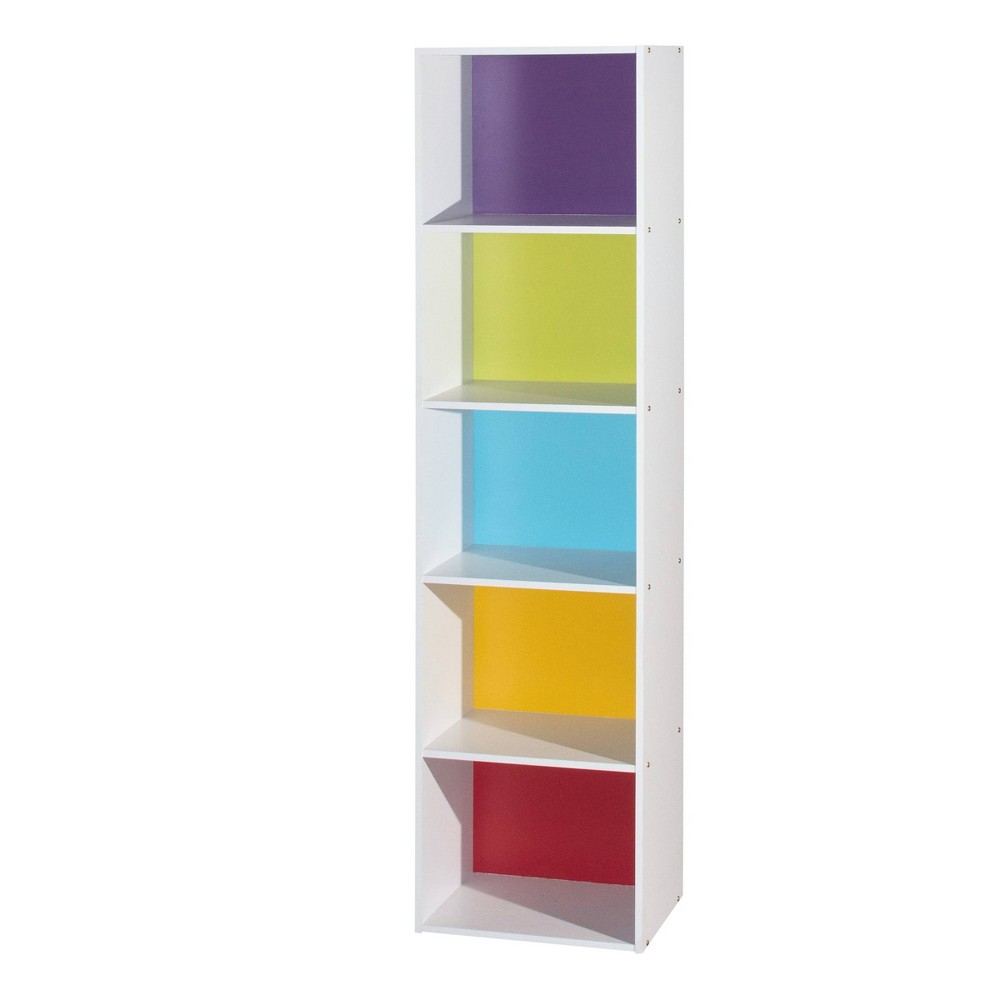 59.06" 5 Shelf Bookcase Rainbow - Hodedah Import