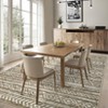 Modern Striped Area Rug Machine Washable Rug Stain Resistant Easy Cleaning Indoor Carpet - 2 of 4