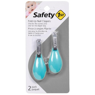 Image of Safety 1st Fold-Up Nail Clipper (Pack of 2, Colors May Vary)