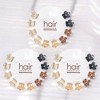 Hair Essentials 3 -Pack Mini Flower Hair Claw Clips - 30-Piece Set, Small and Lightweight, Neutral Colors for Everyday Hair Styling, 30pcs - 3 of 4
