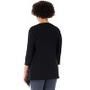 Rekucci Curvy Woman Travel in Style  Open Front Throw Over Jacket – Cozy, Versatile & Travel Friendly - 3 of 4