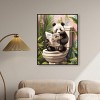 Art Remedy Panda Tropical Bathroom Tropical Bathroom Wall Art Framed - 2 of 4