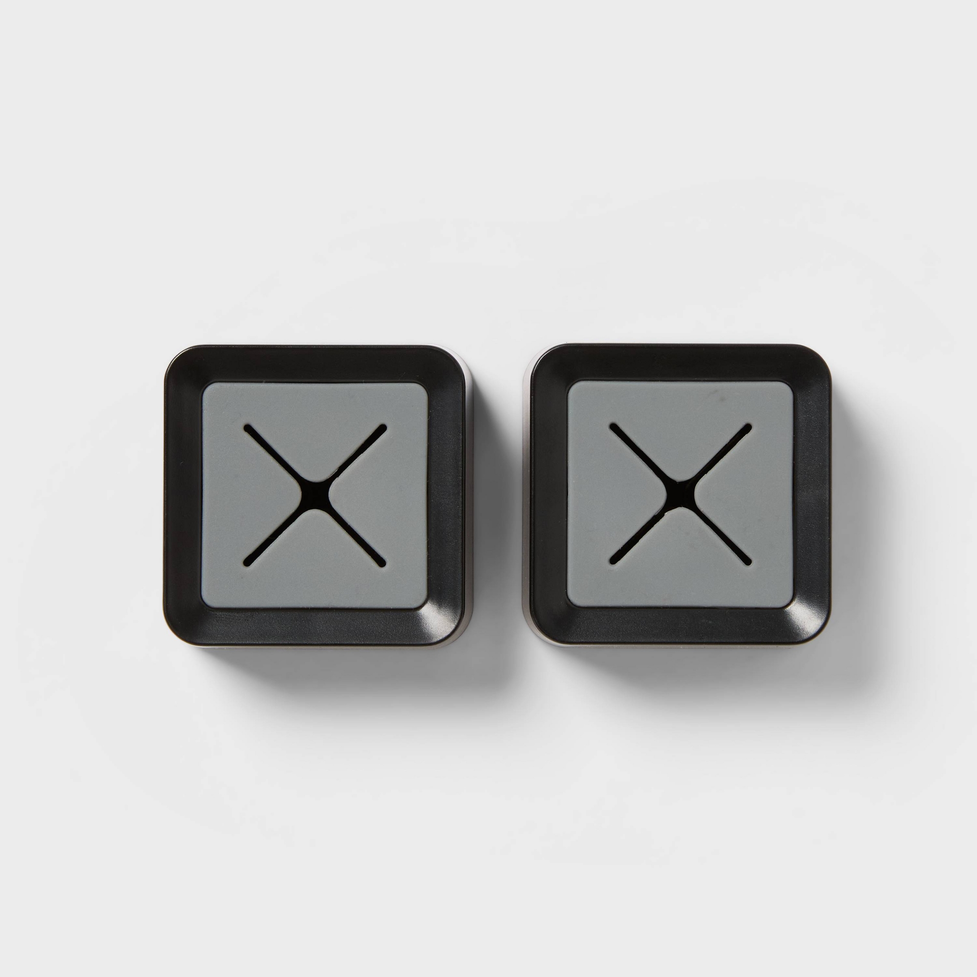 2pk Adhesive Dish and Hand Towel Push In Pull Out Holders - Brightroom™