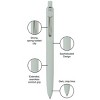 uniball Zento Liquid Gel Retractable Pens Medium Point 0.7mm 4pk Black Ink - 4 of 4