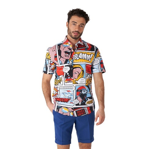 Opposuits Men's Shirt - Short Sleeve Shirt Danger Days - Multicolor ...