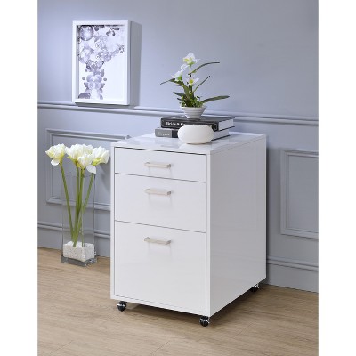 Xiyuyeu 3-drawer Mobile File Cabinet Office Storage Organizer Under ...