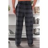 ADR Men's Soft Plush Fleece Pajama Pants, Warm Long Lounge Bottoms - 3 of 4