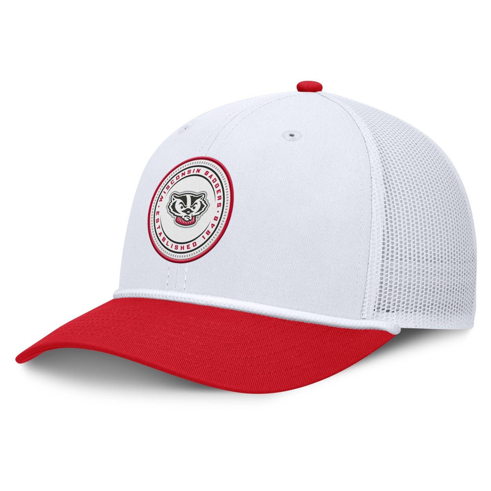 NCAA Wisconsin Badgers Structured Mesh Snapback Hat