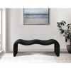 Meridian Furniture,Willow Vegan Leather Bench - 2 of 4