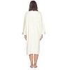Casual Nights Women's Quilted Long Sleeve Zip Up House Dress Robe - 4 of 4