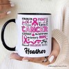 Breast Cancer Awareness Ribbon Mug, In October We Wear Pink Support Gift  (Non-Custom Only)| OrnamentallyYou - 4 of 4