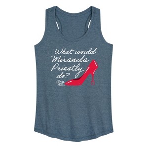 Women's - The Devil Wears Prada - What Would Miranda Do Graphic Racerback Tank - 1 of 4
