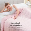 Dot Weighted Blanket, 15lbs, Queen Size, Soft Cozy Blanket for Stress Relief and Sleep, Breathable Pink 60x80 Inches - 4 of 4