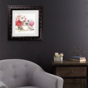 Trademark Fine Art Lisa Audit Obviously Pink 21 Square Matted Framed Art Frame - 1 of 4
