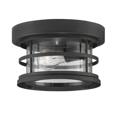 Savoy House Barrett 1 - Light Flush Mount in  Black