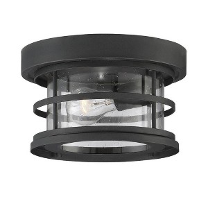 Savoy House Barrett 1 - Light Flush Mount in  Black - 1 of 1
