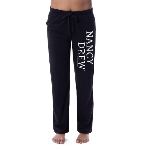 Nancy Drew Womens' Tv Show Logo Icon Character Sleep Pajama Pants  (xx-large) Black : Target