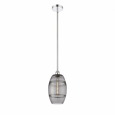 Vaz - 1 Light Stem Hung Mini Pendant In Industrial Style-9.38 Inches Tall and 8 Inches Wide
