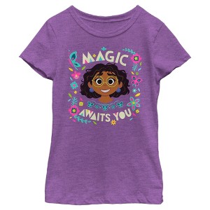 Girl's Encanto Mirabel Magic Awaits You T-Shirt - 1 of 4