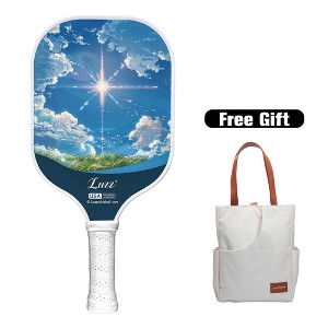 Luzz T700 Carbon Fiber Pickleball Paddle with Sandblasted Surface & Honeycomb Core Racket - Includes Free Versatile Tote Bag - 1 of 4