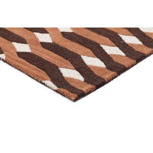 Obeetee Retro Allure Table Tufted Modern Indoor Area Rug - 1 of 4