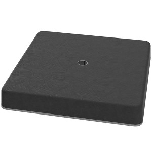 Aghana Digitals Heavy Duty HDPE Offset Umbrella Base, 143lbs Sand/130lbs Water Fillable, 2.4" Pole - 1 of 4