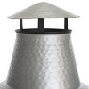 Cartagena Outdoor Chiminea/Fire Pit - PIT1001 - Silver/Black - Safavieh - 4 of 4