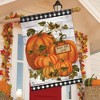 Briarwood Lane Happy Fall Y'all Pumpkins Primitive House Flag Autumn Checkers 28" x 40" - 4 of 4