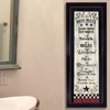 Bath Rules By Linda Spivey, Printed Wall Art, Ready To Hang Framed Poster, Black Frame - 3 of 4