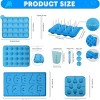 554PCS Cake Pop Maker Kit, Silicone Lollipop Molds Baking Supplies w/3 Tier Display Stand | Chocolate Candy Melting Pot | Bags & Twist Ties - 2 of 4