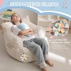MAXYOYO Kids Bean Bag Chair, Stuffed Toddler Bean Bag Sofa with Filler for Gaming, Reading - 2 of 4