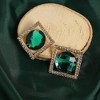 SOHI Women's Frame Drop Earrings - 2 of 3