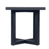 Square edged wooden table,Black - 4 of 4
