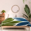 Deny Designs Modern Tropical Deep Woods Comforter and Pillow Sham Set Blue - 3 of 4