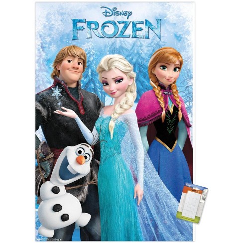 Trends International Disney Pixar Frozen - Group Unframed Wall Poster ...