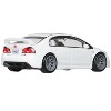 2007 Honda Civic Type R RHD (Right Hand Drive) White "Ronin Run II" Series Diecast Model Cars by Hot Wheels - 4 of 4