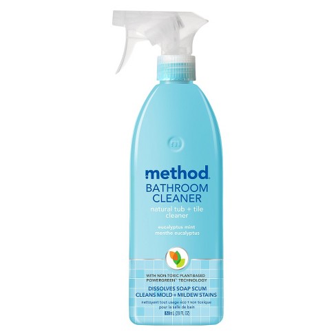 Method Cleaning Products Bathroom Cleaner Tub + Tile Eucalyptus Mint ...